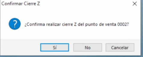 Cierre Z