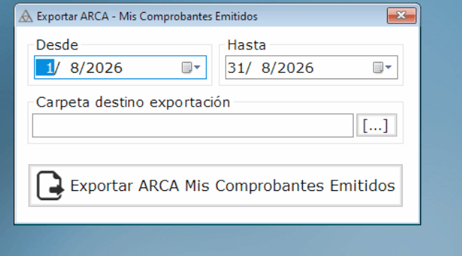 ARCA - Mis Comprobantes Emitidos